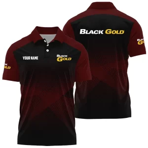Black Gold Sights Exclusive Polo Shirt OUHUPLTS081502BDZ