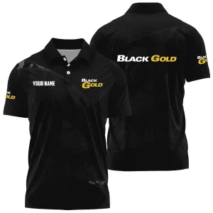 Black Gold Sights Exclusive Polo Shirt OUHUPLTS081512BDZ