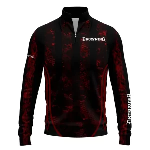 Browning Exclusive Logo Quarter-Zip Sweatshirt OUHUQZJ010815BRZ