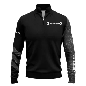Browning Exclusive Logo Quarter-Zip Sweatshirt OUHUQZJ020815BRZ