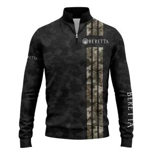 Beretta Exclusive Logo Quarter-Zip Sweatshirt OUHUQZJ050815BEZ