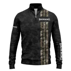 Browning Exclusive Logo Quarter-Zip Sweatshirt OUHUQZJ050815BRZ