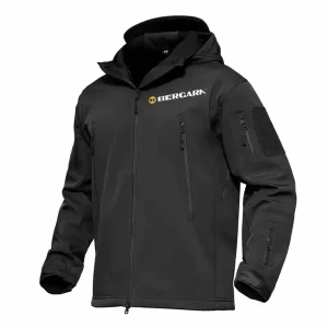 Bergara Exclusive Logo Tactical Jacket Waterproof Breathable Scratch-Resistance OUHUTJ0815BGZ