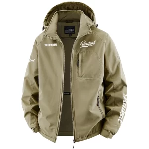 Baikal Exclusive Logo Fleece Windbreaker Jacket Detachable Hood OUHUV2020815BIZ