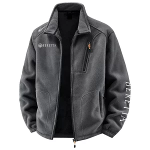 Beretta Exclusive Logo Plush Fleece Jacket OUHUV2090815BEZ