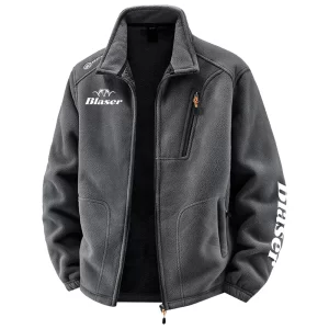 Blaser Exclusive Logo Plush Fleece Jacket OUHUV2090815BSZ