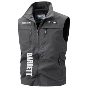 Barrett Exclusive Logo Multi-Pocket Sleeveless Vest OUHUV2100815BTZ