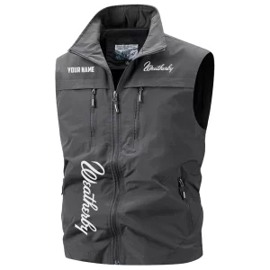 Weatherby Exclusive Logo Multi-Pocket Sleeveless Vest OUHUV2100815WBZ