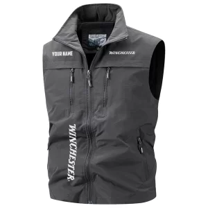 Winchester Exclusive Logo Multi-Pocket Sleeveless Vest OUHUV2100815WRZ