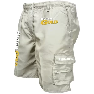Black Gold Sights Exclusive Workwear Casual Shorts OUHUWCS0815BDZ