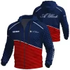 A.Uberti Exclusive Logo Waffle Zipper Hoodie OUHUWHZS081502AUZ