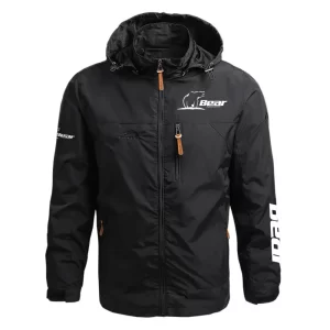 Bear Archery Exclusive Logo Waterproof Outdoor Jacket Detachable Hood OUHUWOJ0815BAZ