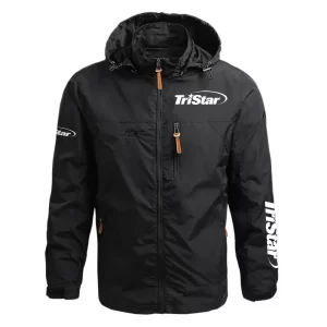 TriStar Arms Exclusive Logo Waterproof Outdoor Jacket Detachable Hood OUHUWOJ0815TAZ