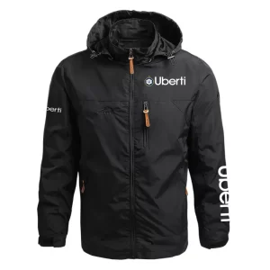 Uberti Exclusive Logo Waterproof Outdoor Jacket Detachable Hood OUHUWOJ0815UBZ