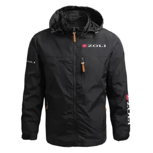 Zoli Exclusive Logo Waterproof Outdoor Jacket Detachable Hood OUHUWOJ0815ZLZ