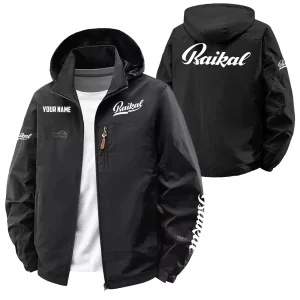 Baikal Exclusive Logo Softshell Waterproof Outdoor Jacket Detachable Hood OUHUWOJA0815BIZ