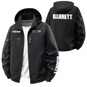 Barrett Exclusive Logo Softshell Waterproof Outdoor Jacket Detachable Hood OUHUWOJA0815BTZ