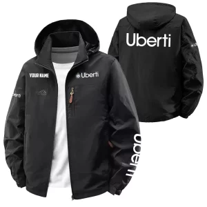 Uberti Exclusive Logo Softshell Waterproof Outdoor Jacket Detachable Hood OUHUWOJA0815UBZ