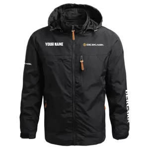 Bergara Exclusive Logo Waterproof Outdoor Jacket Detachable Hood OUHUWOJC0815BGZ