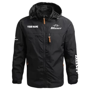 Blaser Exclusive Logo Waterproof Outdoor Jacket Detachable Hood OUHUWOJC0815BSZ