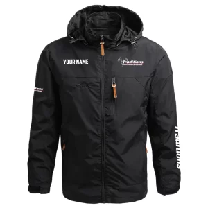 Traditions Exclusive Logo Waterproof Outdoor Jacket Detachable Hood OUHUWOJC0815TDZ