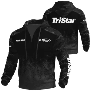 TriStar Arms Exclusive Logo Waffle Quarter-zip Hoodie OUHUWQH081503TAZ