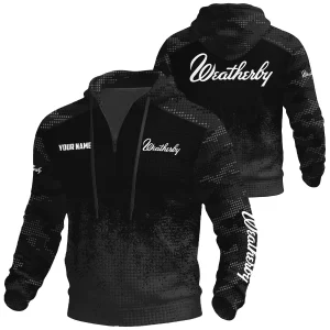 Weatherby Exclusive Logo Waffle Quarter-zip Hoodie OUHUWQH081503WBZ