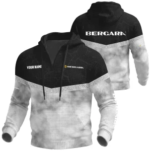 Bergara Exclusive Logo Waffle Quarter-zip Hoodie OUHUWQH081505BGZ