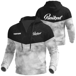 Baikal Exclusive Logo Waffle Quarter-zip Hoodie OUHUWQH081505BIZ