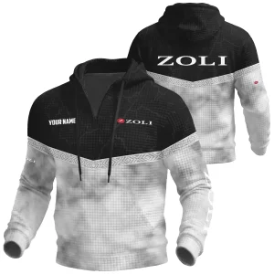 Zoli Exclusive Logo Waffle Quarter-zip Hoodie OUHUWQH081505ZLZ